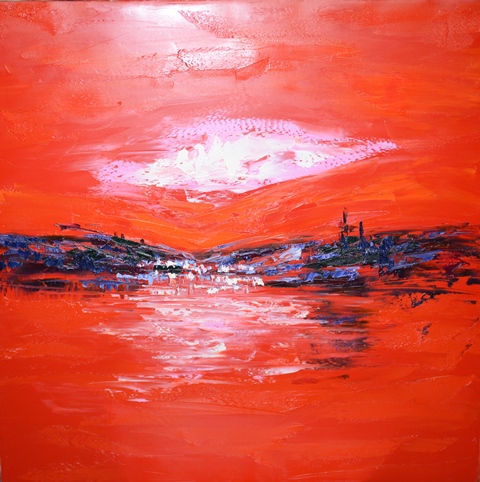 Tranh Sơn Dầu Cầu Long Biên